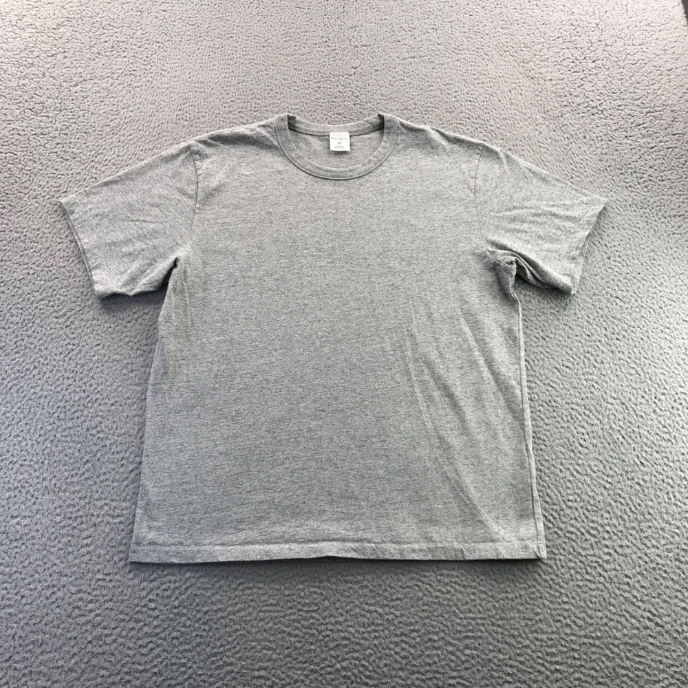 Buck Mason T Shirt Mens Medium Faded Black Yuma Hemp Cotton Tee Short Sleeve